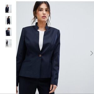 TED BAKER RIVAA Stitch Detail Tailored Blazer NWT